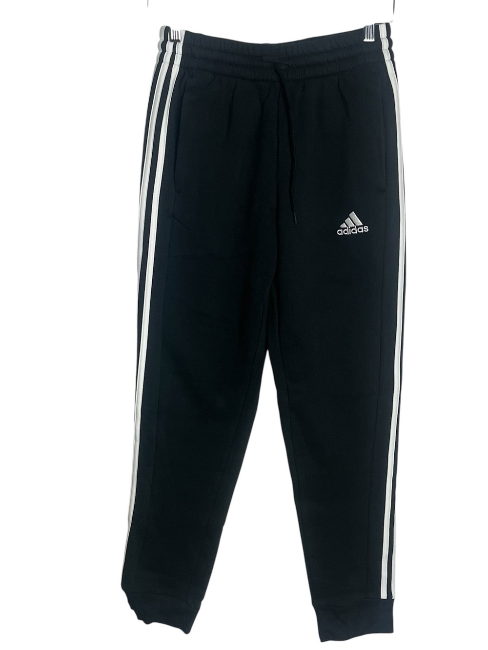 ADIDAS Black Jogger Pants - Size S - Regular Fit Tapered